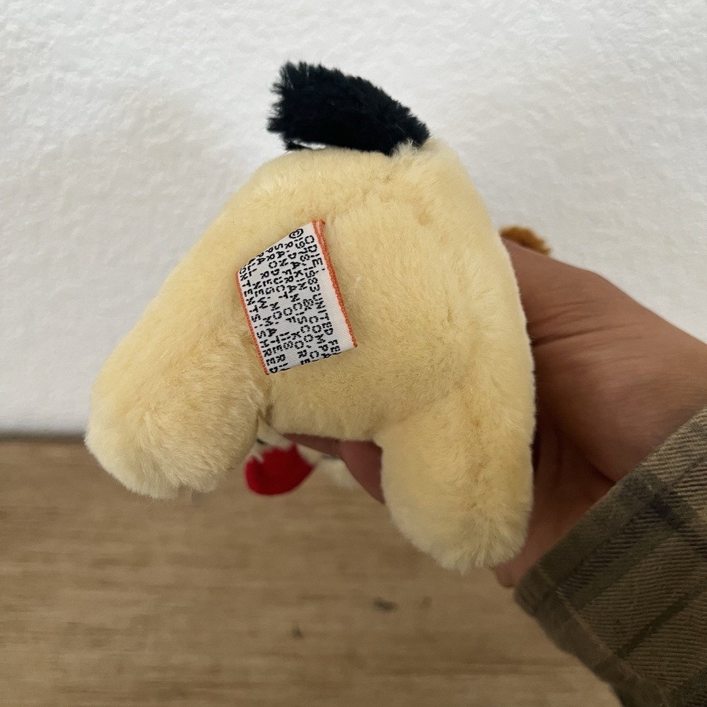 Vintage 1983 Dakin Garfield Odie Puppy Dog Stuffed Animal Plush Dummy Cap 7" NWT - Picture 5 of 9